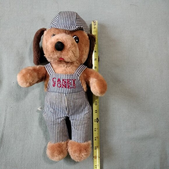 Vintage Knickerbocker Casey Jones Plush  Animals of Distinction Train Conductor - Picture 9 of 9